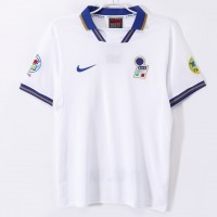 Italy Men Away Retro Soccer Jersey 1996