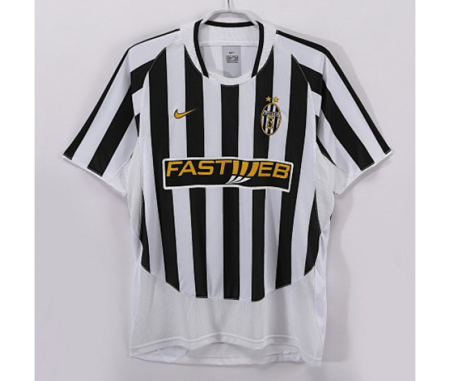 Juventus Men Home Retro Soccer Jersey 2003