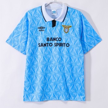 SS Lazio Men Home Retro Soccer Jersey 1991 SS Lazio Men Home Retro Soccer Jersey 1991