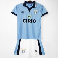 SS Lazio Kids Home Retro Soccer Kit 1996