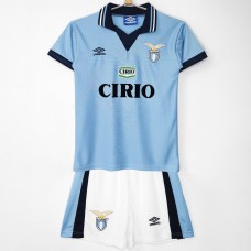 SS Lazio Kids Home Retro Soccer Kit 1996