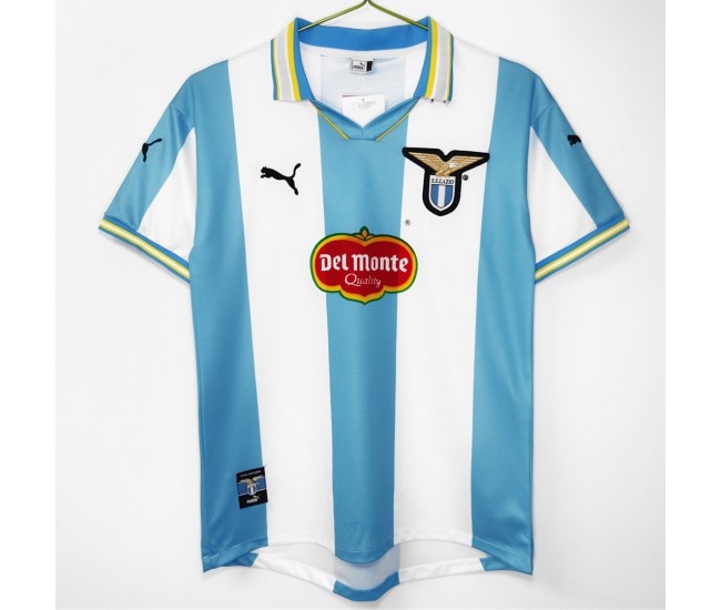 SS Lazio Men Home Retro Soccer Jersey 1999