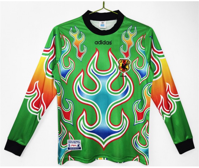 Japan Men Long Sleeve Goalkeeper Soccer Jersey 1998 Japan Men Long Sleeve Goalkeeper Soccer Jersey 1998