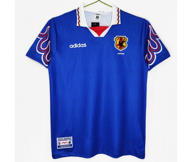 Japan Men Home Retro Soccer Jersey 1996