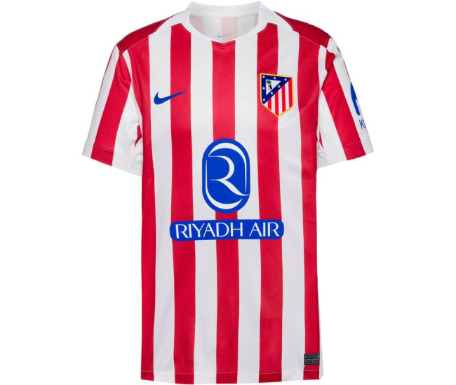 Atlético de Madrid Mens Home Soccer Jersey 2025