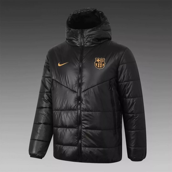 Barcelona Training Winter Jacket Black 2020 2021