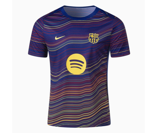 FC Barcelona Men's Pre-Match Soccer Jersey 2025