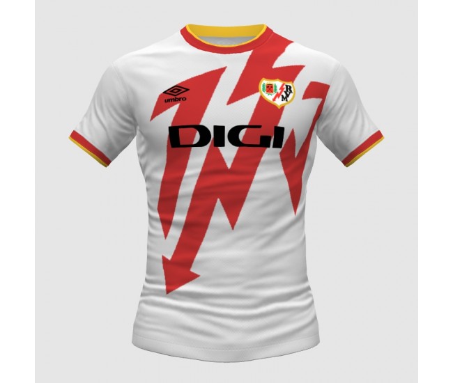Rayo Vallecano Mens Home Soccer Jersey 2025