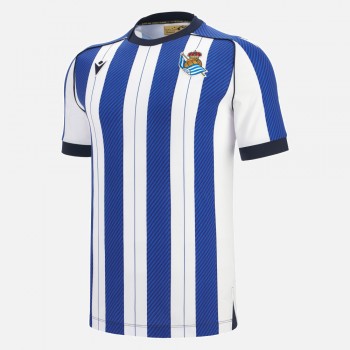 Real Sociedad Mens Home Soccer Jersey 2025