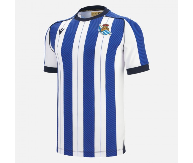 Real Sociedad Mens Home Soccer Jersey 2025