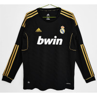Real Madrid Men Long Sleeve Away Retro Soccer Jersey 2011