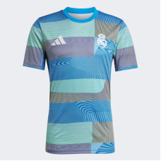 Real Madrid Mens Pre Match Soccer Jersey 2025