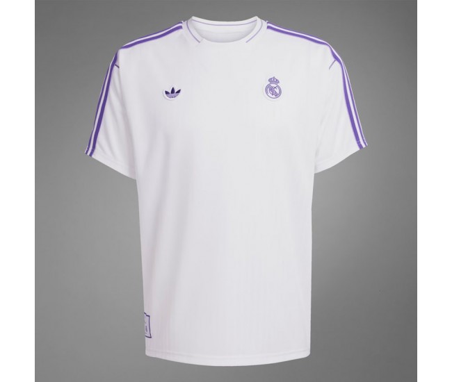 Real Madrid Mens Terrace Icons Jersey 2025