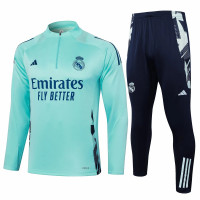 Real Madrid Green Training Technical Soccer Tracksuit 2024