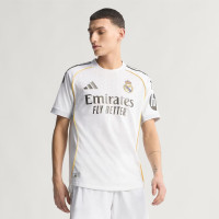 Real Madrid Mens Home Authentic Soccer Jersey 2025