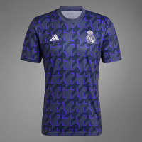 Real Madrid Mens Shadow Navy Pre Match Soccer Jersey 2023