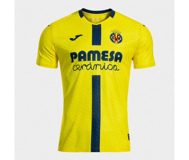 Villarreal CF Mens Home Soccer Jersey 2025