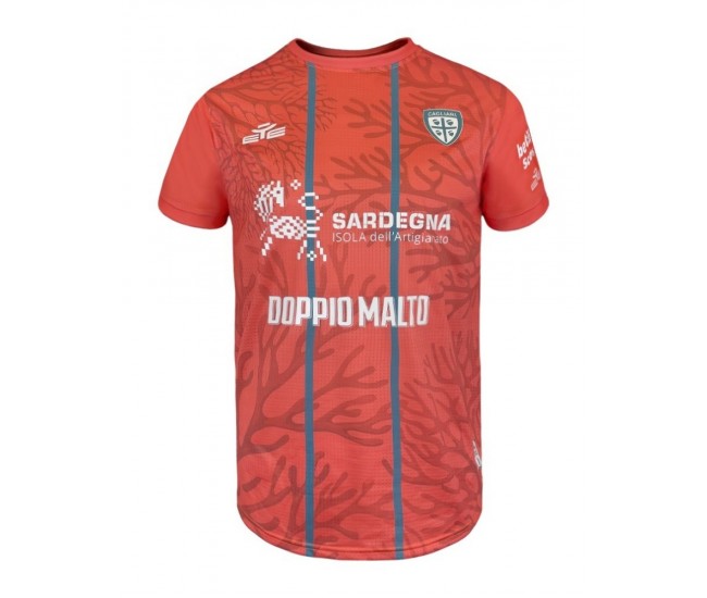 Cagliari Calcio Mens Fourth Soccer Jersey 2025