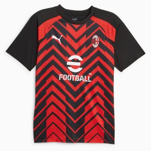 AC Milan Mens Pre Match Soccer Jersey 2023