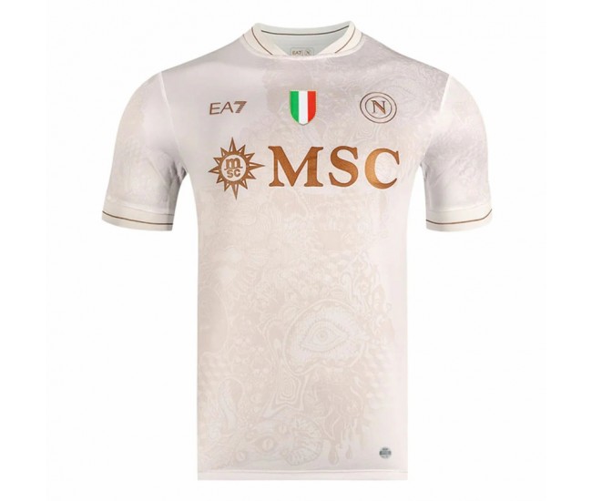 SSC Napoli Mens Away Soccer Jersey 2025