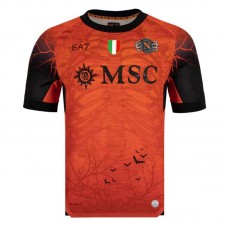 SSC Napoli Mens Halloween Orange Soccer Jersey 2025