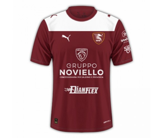 US Salernitana 1919 Mens Home Soccer Jersey 2025