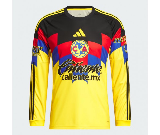Club America Mens Home Long Sleeve Jersey 2025
