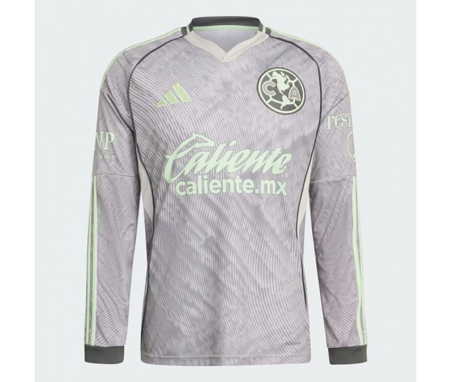 Club America Mens Third Long Sleeve Soccer Jersey 2025