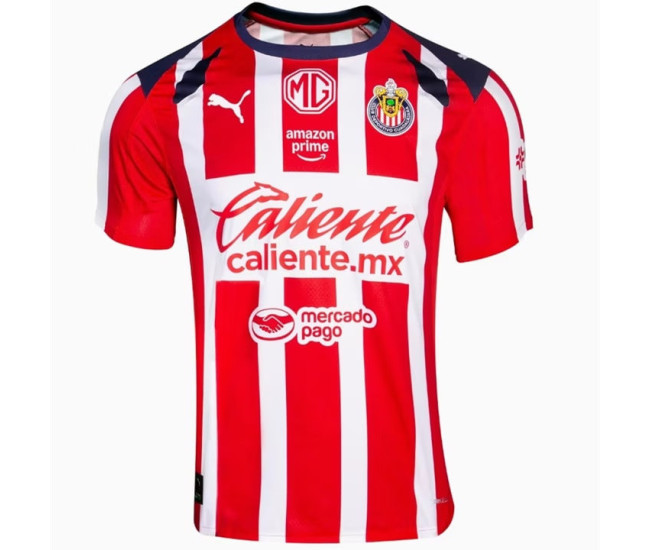 Chivas de Guadalajara Mens Home Soccer Jersey 2025
