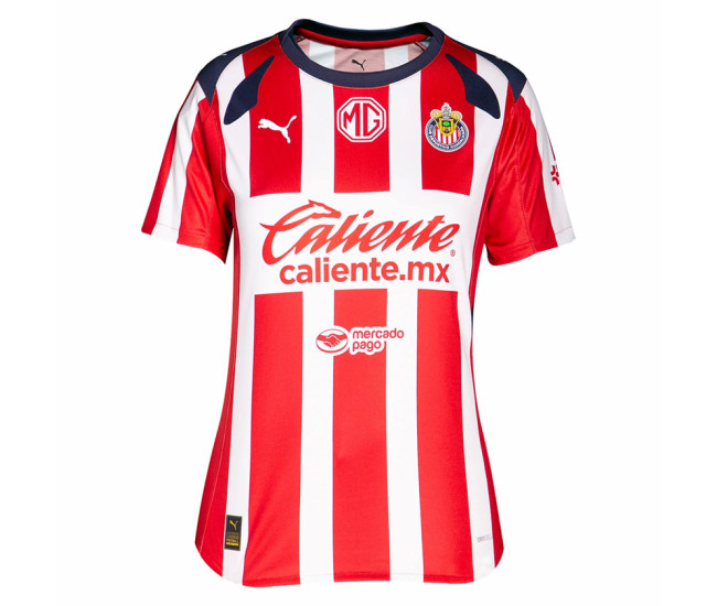 Chivas de Guadalajara Womens Home Soccer Jersey 2025