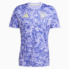 Adidas x DC Comics Tigres UANL Men's Wonder Woman Pre-Match Soccer Jersey 2025