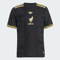 Mexico Mens Gold Soccer Jersey 2025