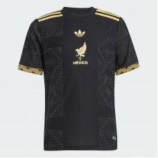 Mexico Mens Gold Soccer Jersey 2025