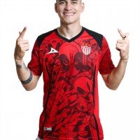 Necaxa Mens Deadpool Soccer Jersey 2025