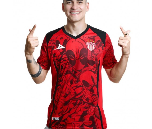 Necaxa Mens Deadpool Soccer Jersey 2025