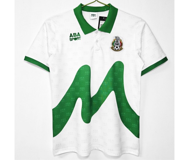 Mexico Men Away Retro Soccer Jersey 1995