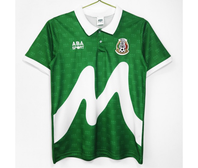 Mexico Men Home Retro Soccer Jersey 1995