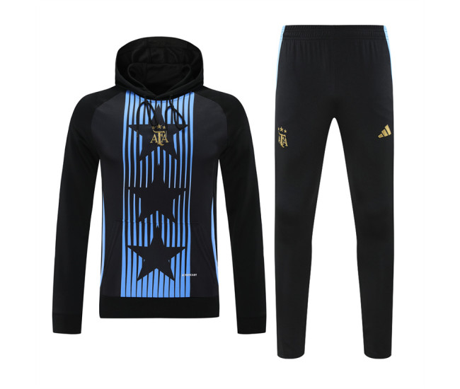 Argentina Men's Training Hooded Sweat Soccer Tracksuit 2025