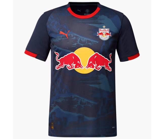 FC Red Bull Salzburg Mens Away Soccer Jersey 2025