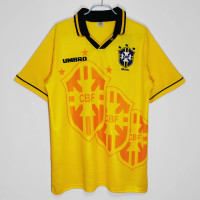 Brazil Home Retro Soccer Jersey 1993