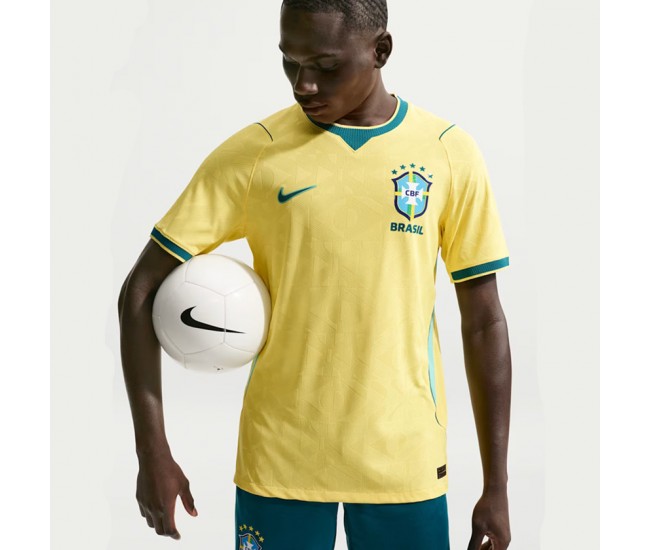Brazil Men's Home Authentic Soccer Jersey 2026