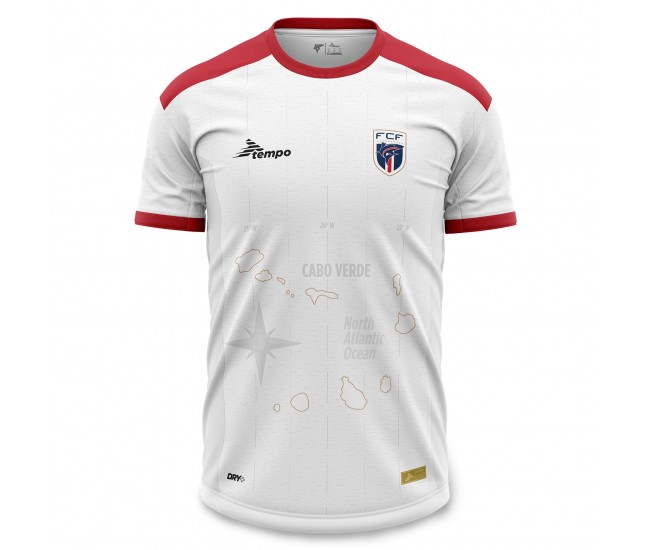 Cabo Verde Mens Away Soccer Jersey 2025