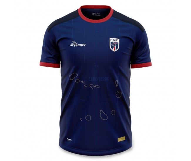 Cabo Verde Mens Home Soccer Jersey 2025