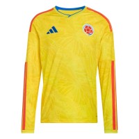 Colombia Mens Home Long Sleeves Soccer Jersey 2026