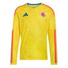 Colombia Mens Home Long Sleeves Soccer Jersey 2026