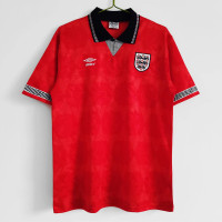 England Men Away Retro Soccer Jersey 1990 