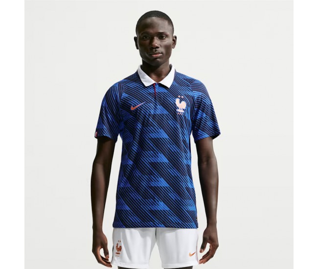 France Mens Home Authentic Soccer Jersey 2026