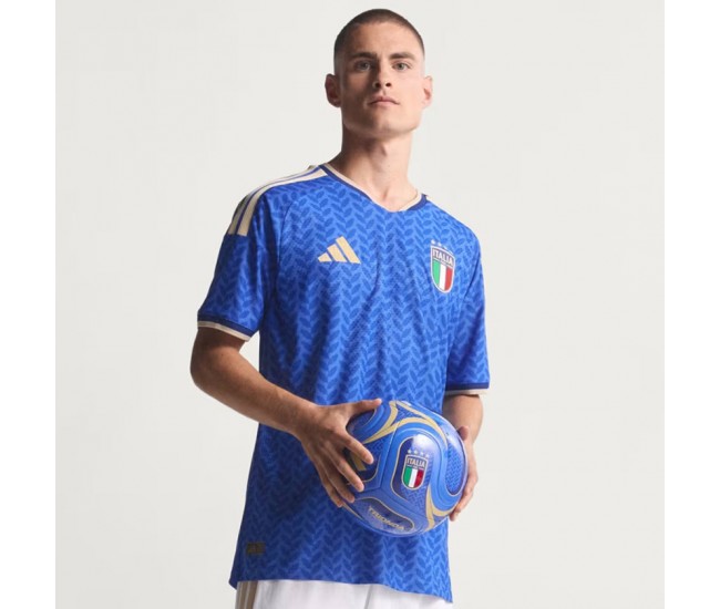 Italy Mens Home Authentic Soccer Jersey 2026