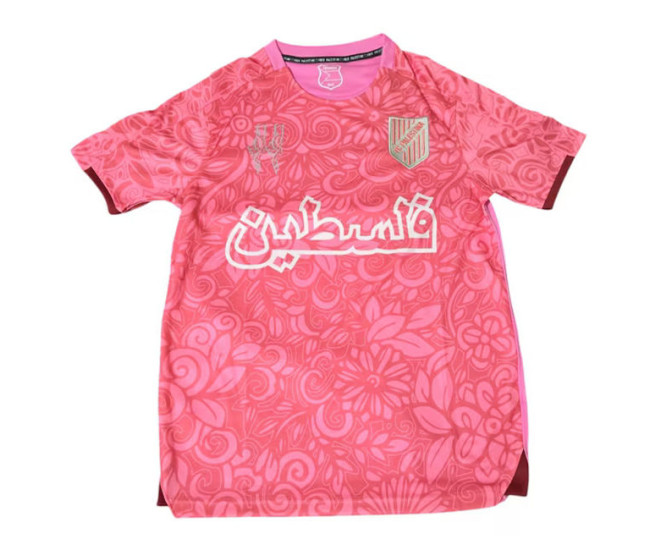 FC Palestine X Farrah Azam Mens Collab Pink Jersey 2024