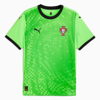Portugal Mens Goalkeeper Green Soccer Jersey 2025